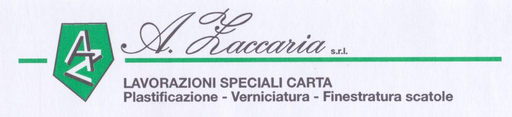 The first logo of the A. Zaccaria company